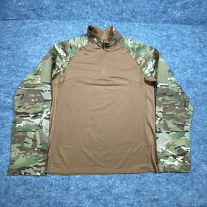 Condor Men XXL Multicam Tactical Combat Shirt Quarter Zip Crye Precision Camo